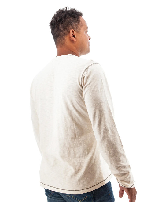 Dominic Organic Cotton Henley studio back