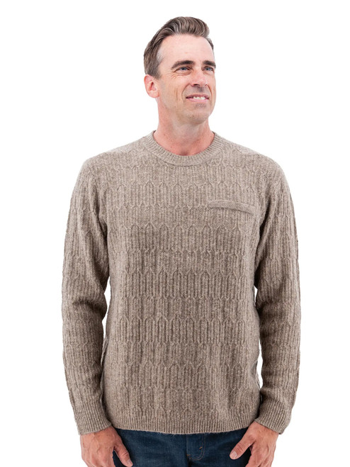 Wade Classic Cable Knit Sweater studio alt 1