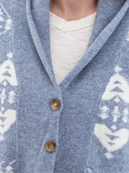 Willa Southwestern Shawl Collar Cardigan studio alt 2