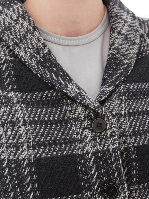 Abigail Plaid Cardi-Jac studio alt 2