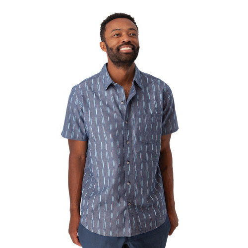 Hawke Organic Cotton Shirt Midnight Blue