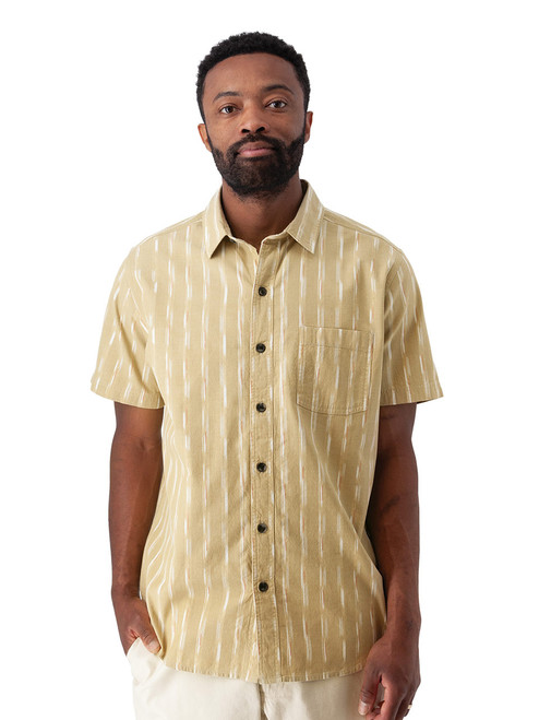 Hawke Organic Cotton Shirt Natural Tan alt 1