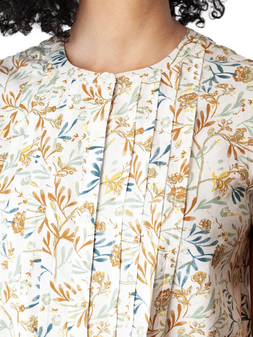 Pippin Pintuck Top Jadeite detail