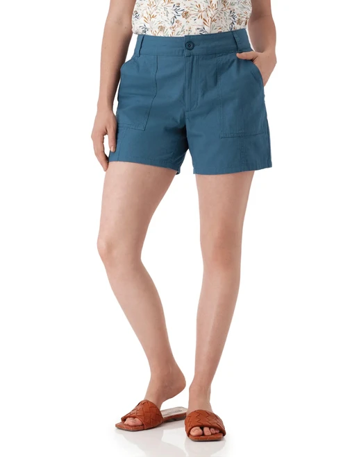 Harris Cotton Ripstop Short Mallard Blue