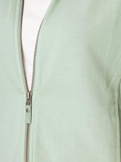 Inola Zip Up Hoodie Jadeite Green detail