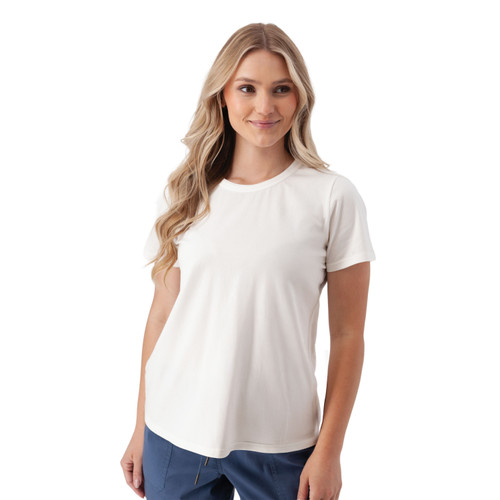 Basis Solid Organic Cotton T-Shirt White alt 1