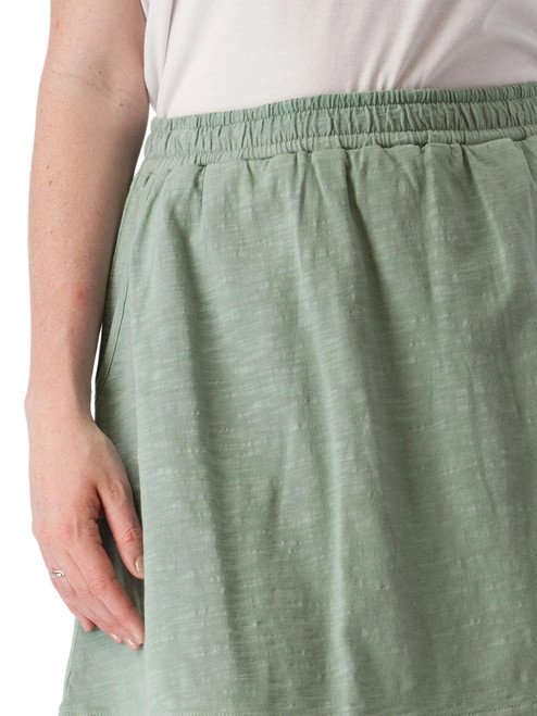 Finley Pull-On Skirt Jadeite Green detail