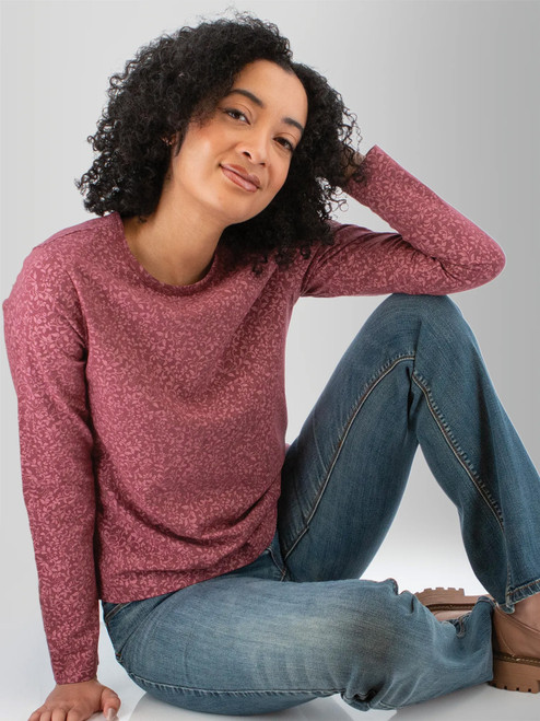 Tatum Organic Cotton Floral Long Sleeve Top studio