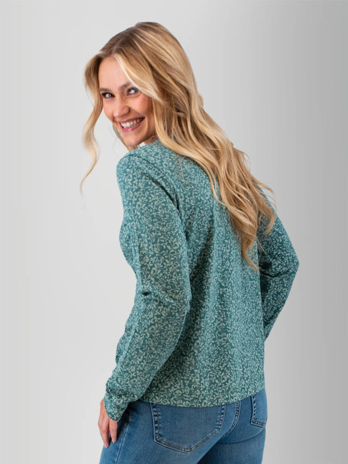Tatum Organic Cotton Floral Long Sleeve Top studio alt1