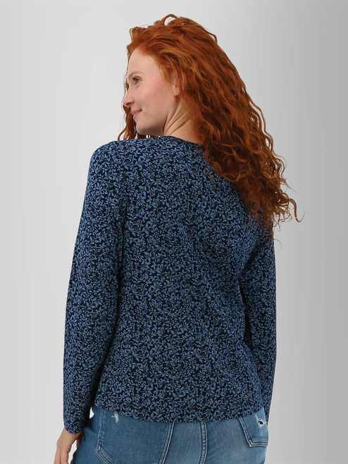 Tatum Organic Cotton Floral Long Sleeve Top studio alt1