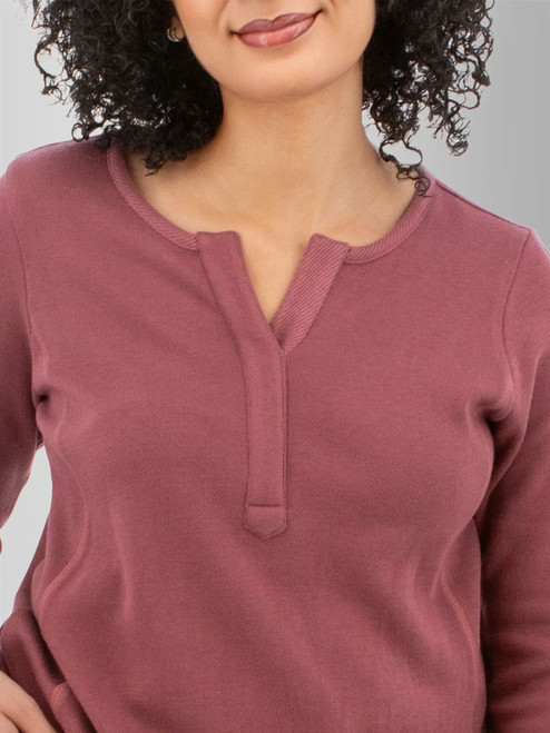 Moonlace Organic Cotton Contrast Top studio alt2