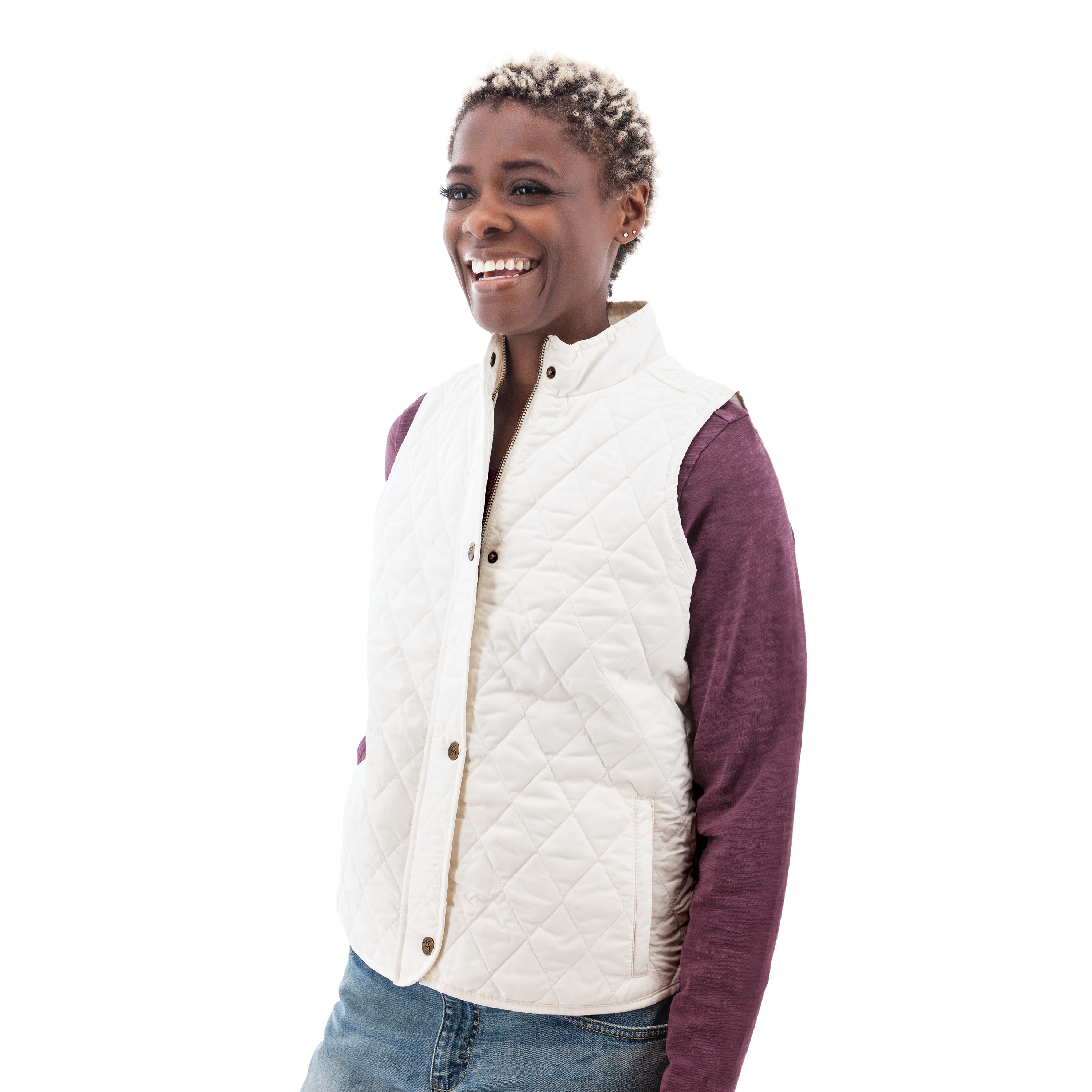 【未着用美品】VINTAGE LIKE JACQUARD OVER VEST VINTAGE LIKE JACQUARD OVER VEST