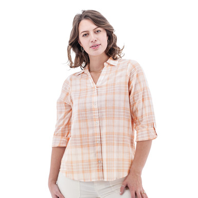 Plumas Organic Roll-Tab Sleeve Shirt