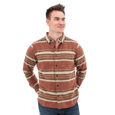 Tall Chase Organic Hidden Button-Down Shirt