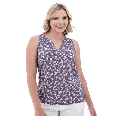 Fleur Sleeveless Print Blouse