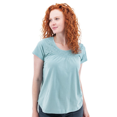 Taylor Organic Crochet Tee