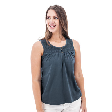 Trinity Organic Crochet Tank Top