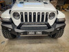 JL Predator bar fitting with optional winch delete plate, top hoop light and skid plate
