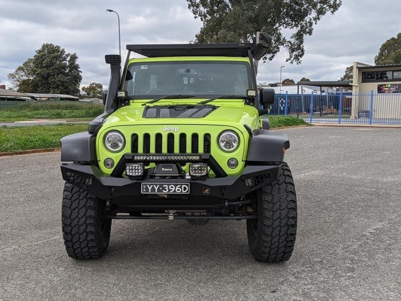 JK Predator bull bar with bolt on stealth hoop