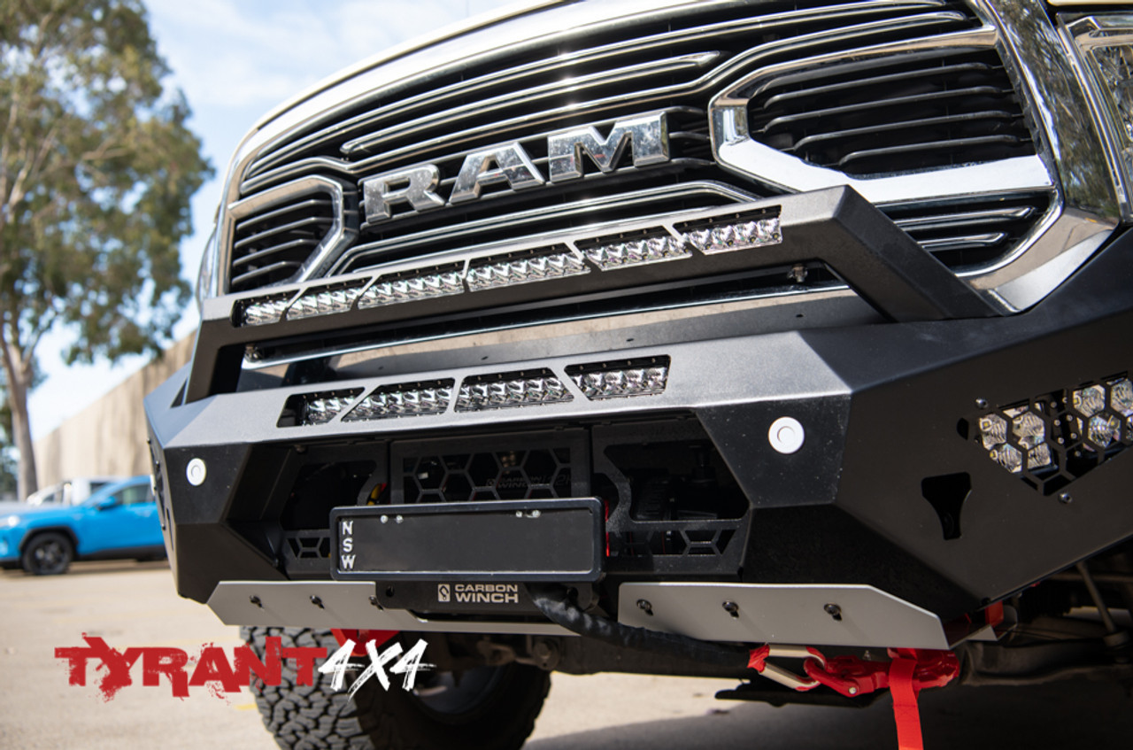 Ram Predator bar with Optional stealth hoop and light bars