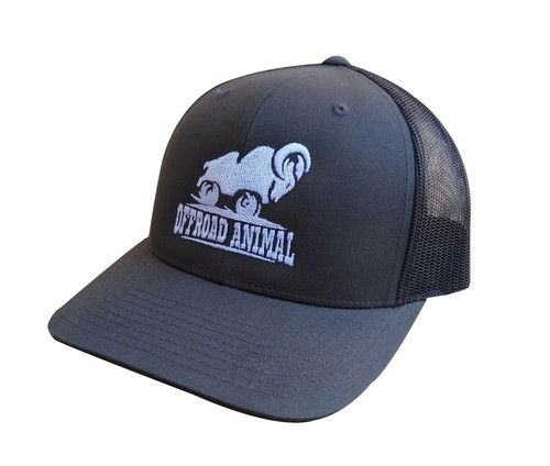 Offroad Animal Trucker Hat, Grey