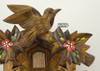 100-1-9BL-BF 5 Leaf 1 Bird 1Day Painted Cuckoo Clock