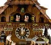 6275T Musical Wood Sawers and Chopper Chalet 1 Day Cuckoo Clock