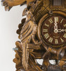 400-8-20BF 8 Day Carved Hunters Cuckoo Clock