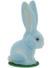 80-0-BL Blue Beaded Big Ear Bunny Ino Schaller Paper Mache