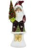 3023 Burgundy Santa with Tree Deco Santa from Ino Schaller