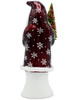 3023 Burgundy Santa with Tree Deco Santa from Ino Schaller