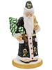2635 Black Santa with Holly Leaves and Candy Canes from Ino Schaller