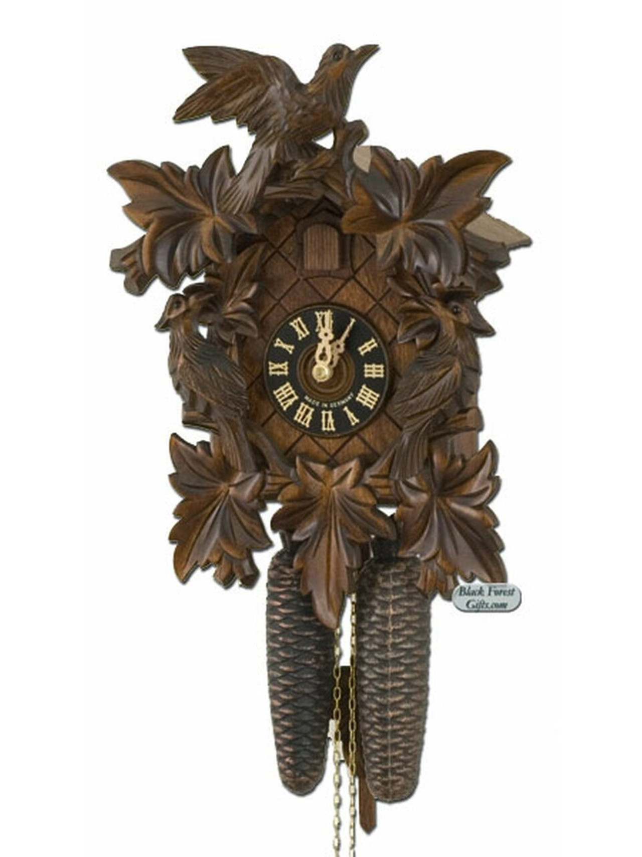8013NU Hones Carved 8 Day Cuckoo Clock from Germany