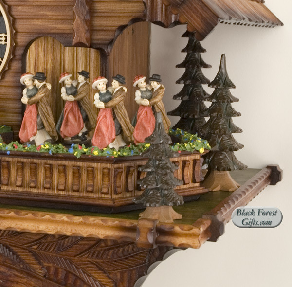86200T Hones 8 Day Real Water Wheel Cuckoo Clock