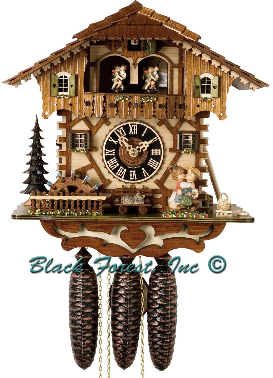 86200T Hones 8 Day Real Water Wheel Cuckoo Clock