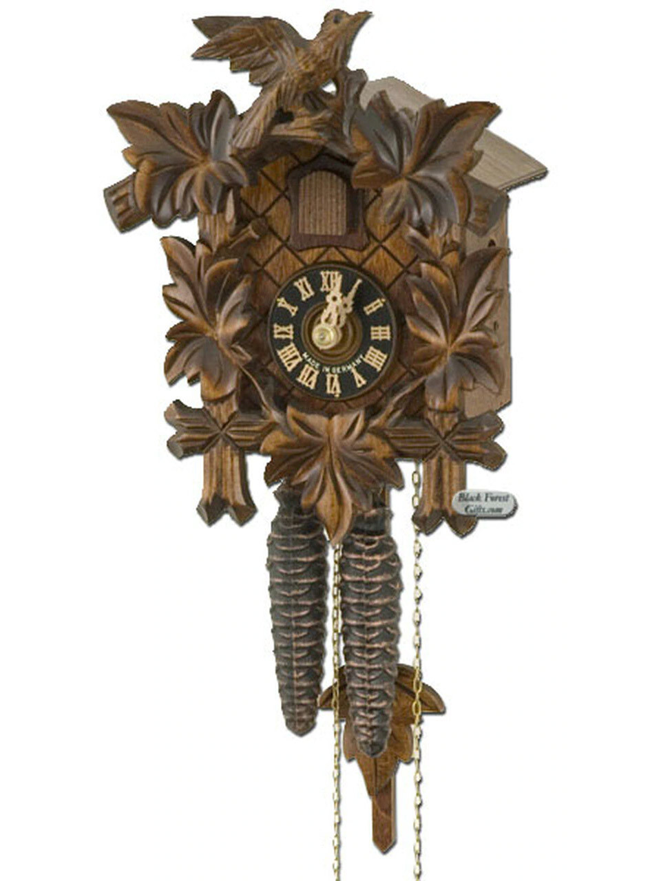 100-nu 5 Leaf 1 Bird 1Day Cuckoo Clock from Germany