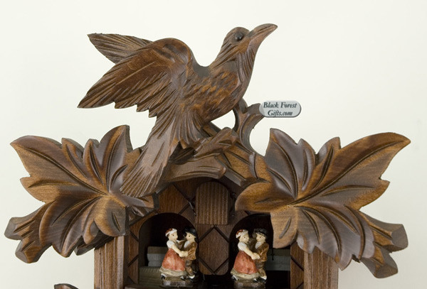 600-3TNU Carved Musical 1 Day Cuckoo Clock