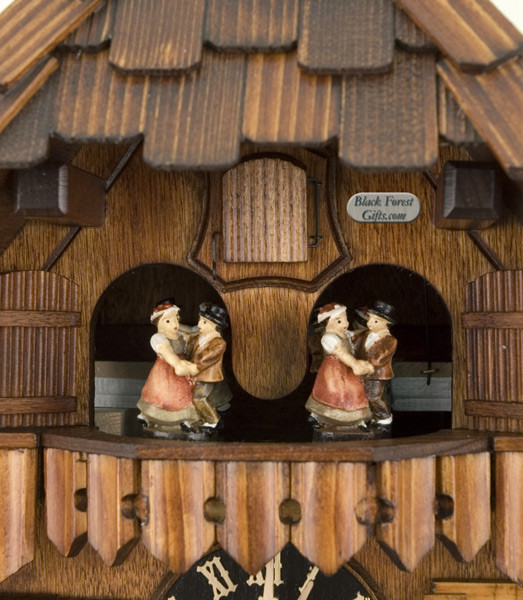 6266T Musical Shingle Maker Chalet 1 Day Cuckoo Clock