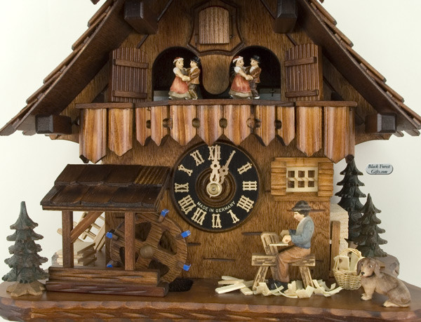 ファミチキオブジェ 6266T Musical Shingle Maker Chalet 1 Day Cuckoo Clock