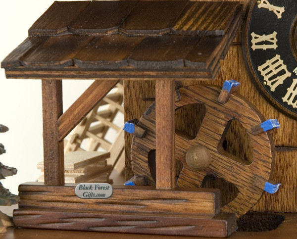6266T Musical Shingle Maker Chalet 1 Day Cuckoo Clock