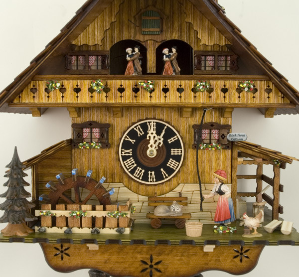 8677T Hones 8 Day Bell Ringer Cuckoo Clock