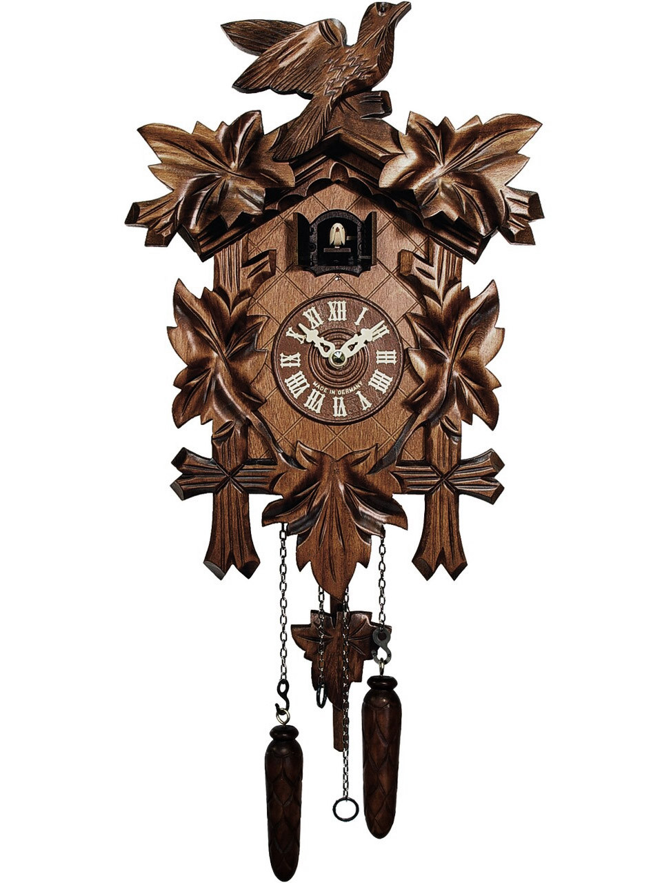 532QMMG Quartz Carved Musical Cuckoo Clock
