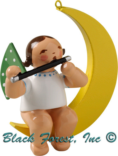 650-80 Set Wendt and Kuhn Small Angel Musicians Ornament Set