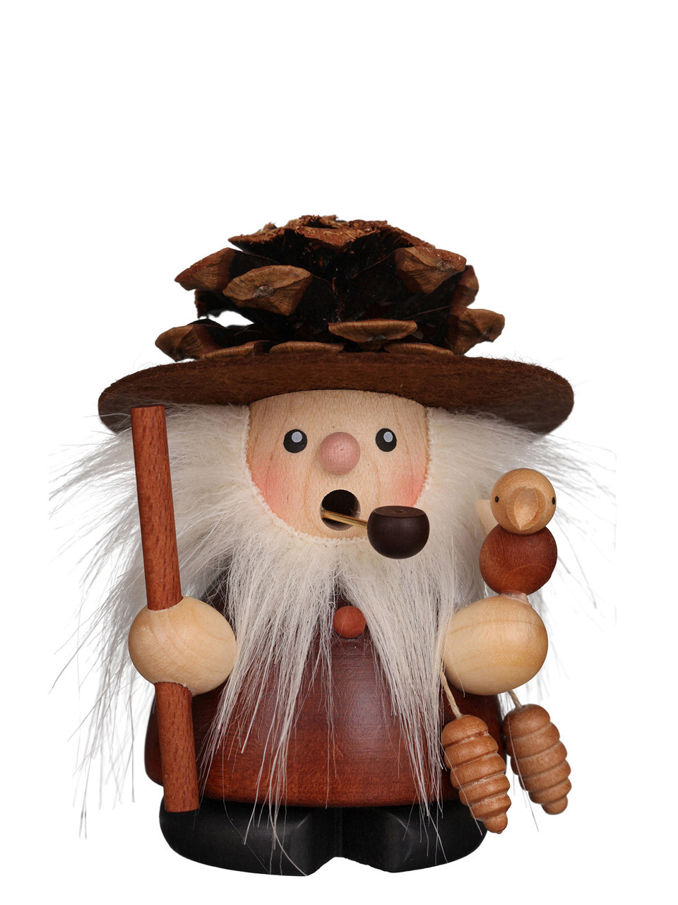 1-667 Pine Cone Man Incense Burner Christian Ulbricht Smoker