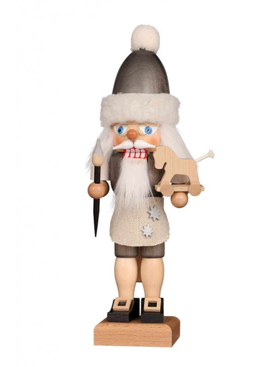 32 216 Ulbricht Grey Santa Claus Toy Maker Nutcracker