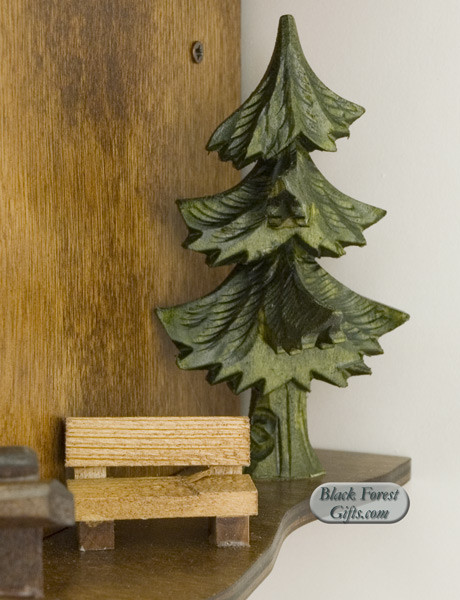 MT6563-9 Anton Schneider Musical Wood Chopper Chalet 1 Day Cuckoo