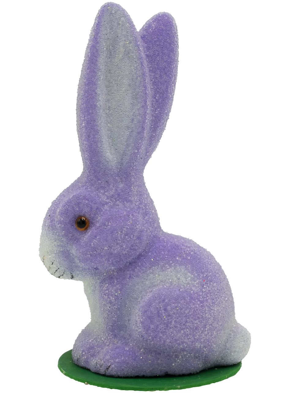 80-0-LV Lavender Beaded Big Ear Bunny Ino Schaller Paper Mache