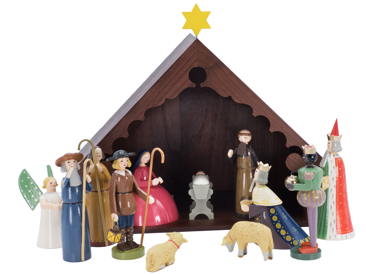 Authentic 5250-Set Complete Nativity Set from Wendt and Kuhn