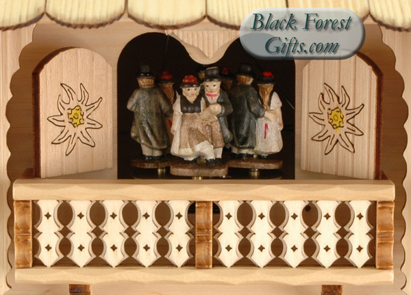 8TMT1071-0 Anton Schneider 8 Day Natural Farmhouse Cuckoo Clock