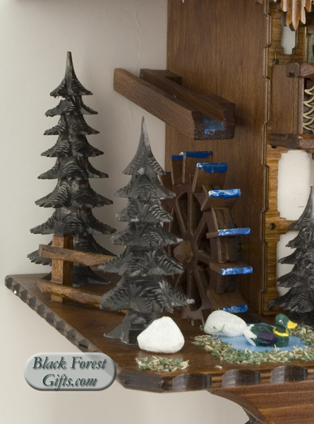 8TMT1565-9 Anton Schneider 8 Day Kissing Cuckoo Clock